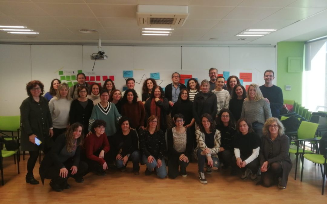Encuentro de la  Xarxa per a la Inclusió Laboral Barcelona para construir futuro.