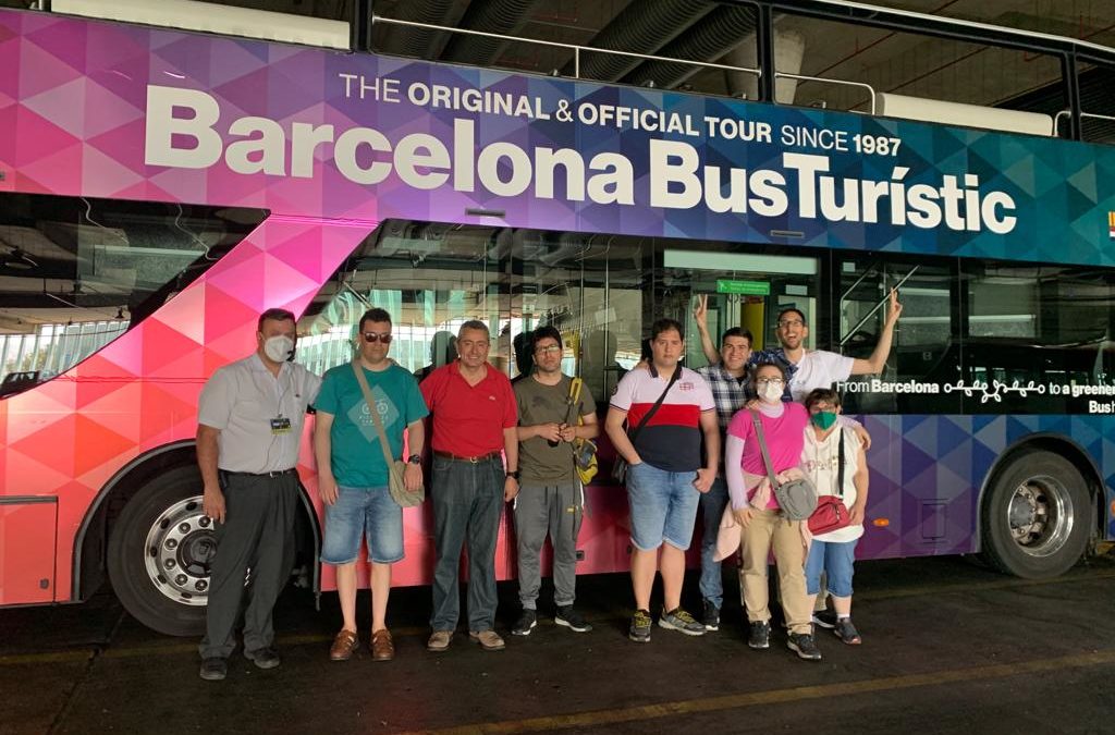Visitamos la cochera de autobuses de Horta de TMB