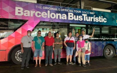 Visitamos la cochera de autobuses de Horta de TMB